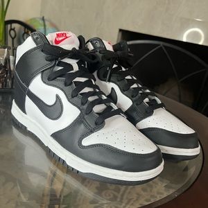 Women’s High Top Panda Nike Dunks